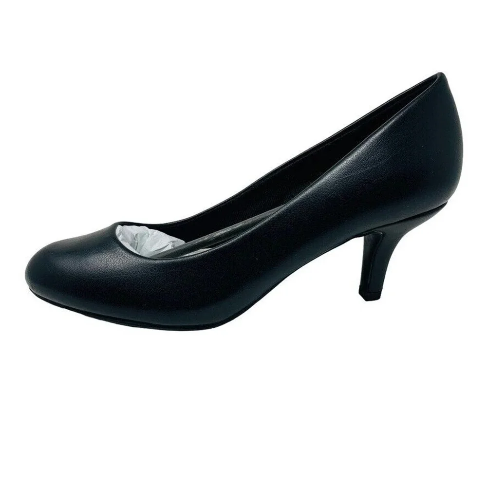 New Easy Street Womans Sz 8.5M Passion Pumps New Navy Comfort Heels NIB